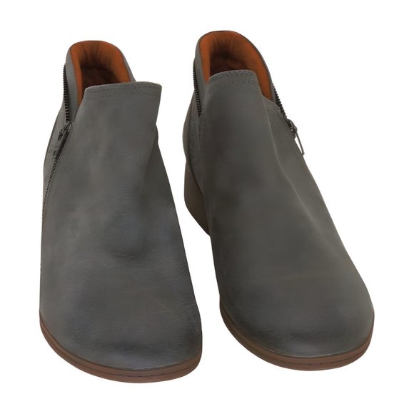 Cobb Hill Womens Crosbie Bootie Ankle Boot, Dusty Olive, Size 11 - Picture 5 of 6